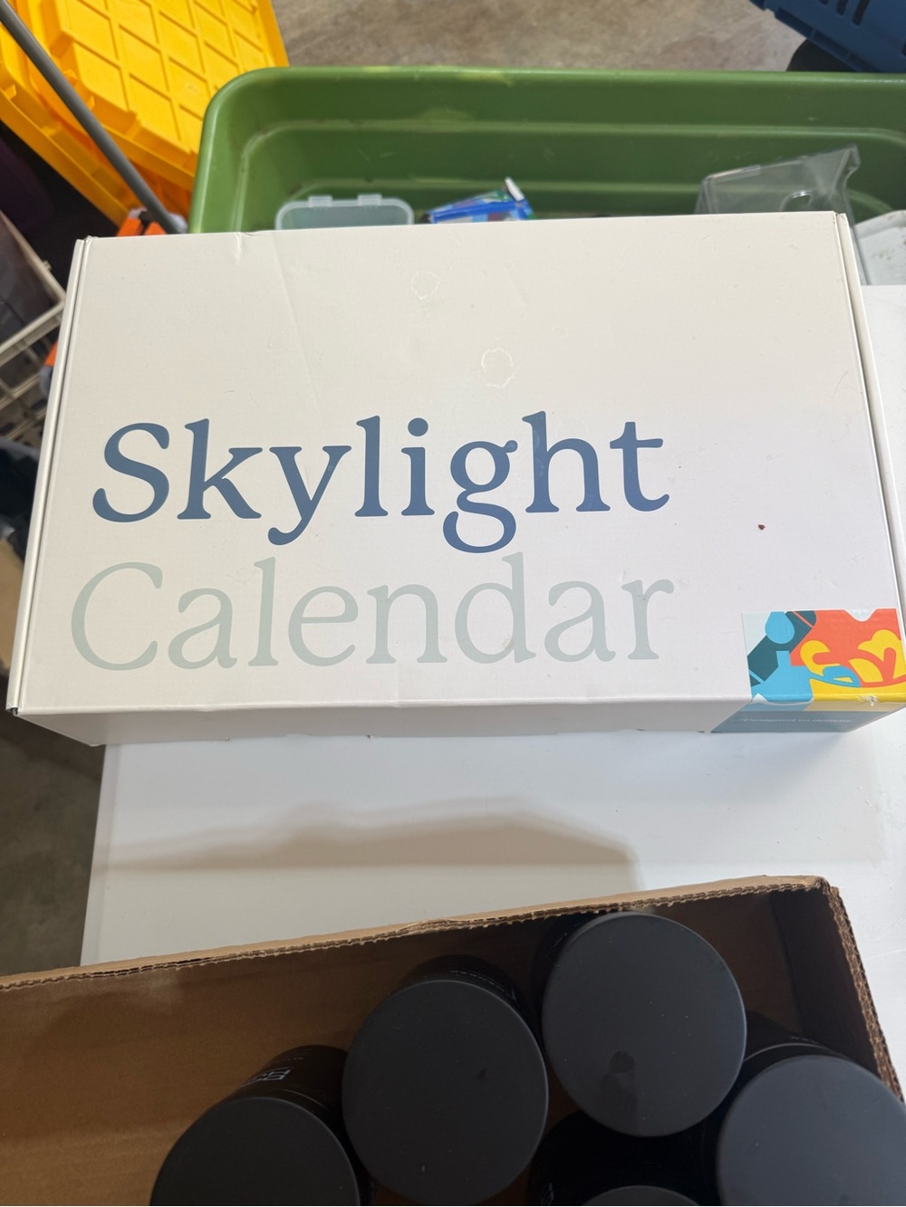 Calendar - White Calendar Frame for Tablets & Digital Displays